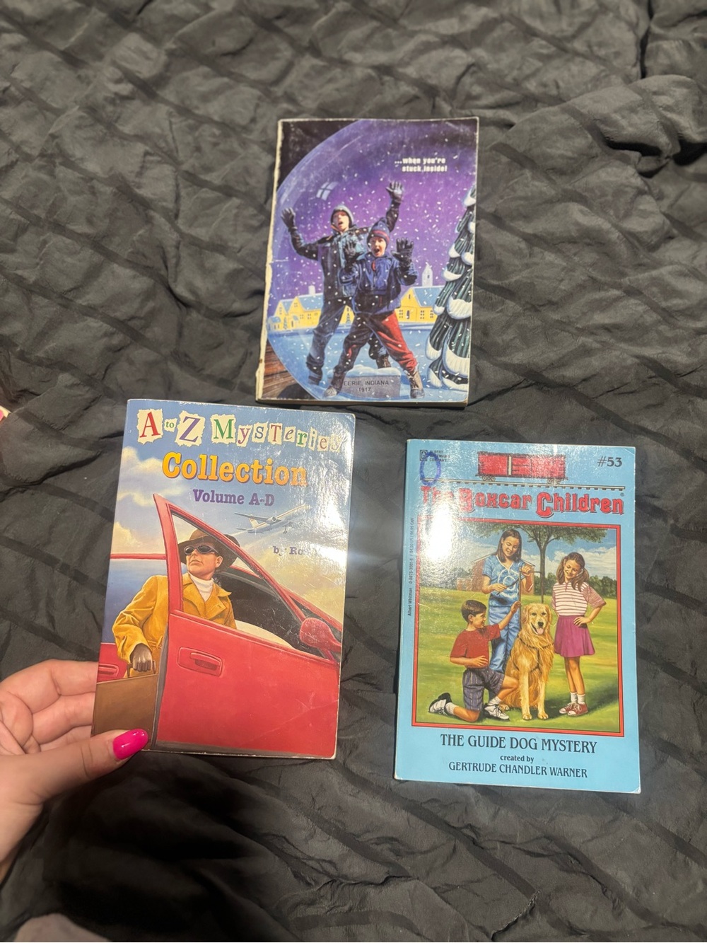 Vintage Children's Mystery Book Lot - Colorful Illustrated Covers